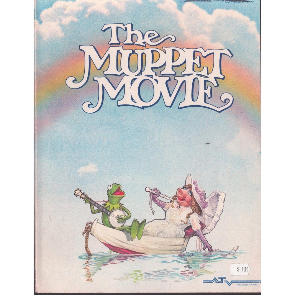Vintage 1979 The Muppet Movie Sheet Music Book Rainbow Connection Cherry Lane